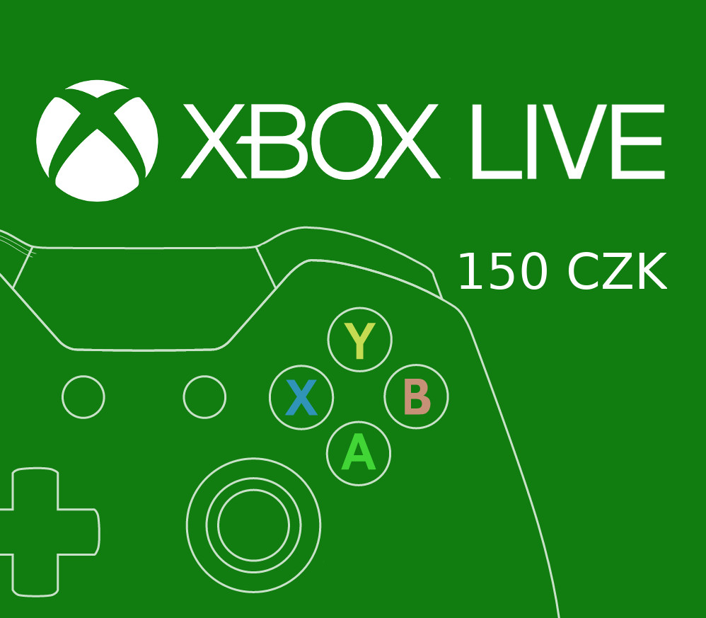 XBOX Live CZK 150 Prepaid Card CZ cover art