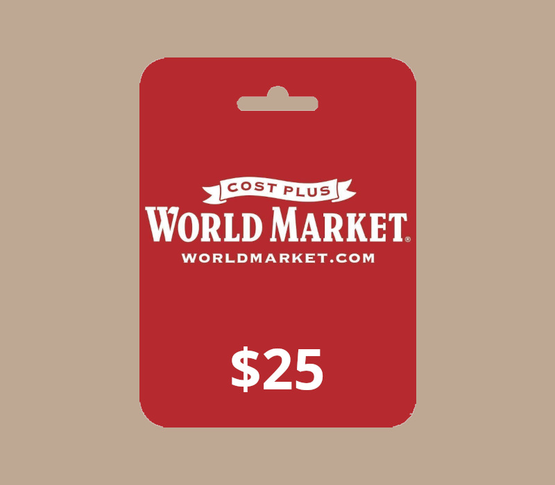 Cost Plus World Market USD 25 Gift Card cover art
