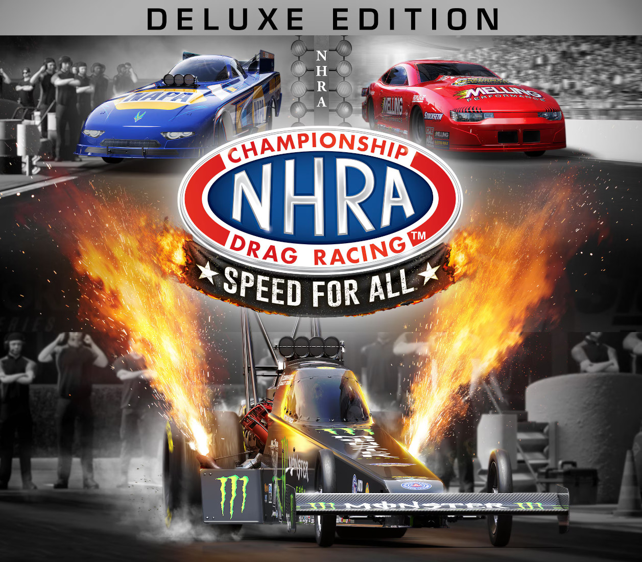 NHRA Championship Drag Racing: Speed For All - Deluxe Edition cover art
