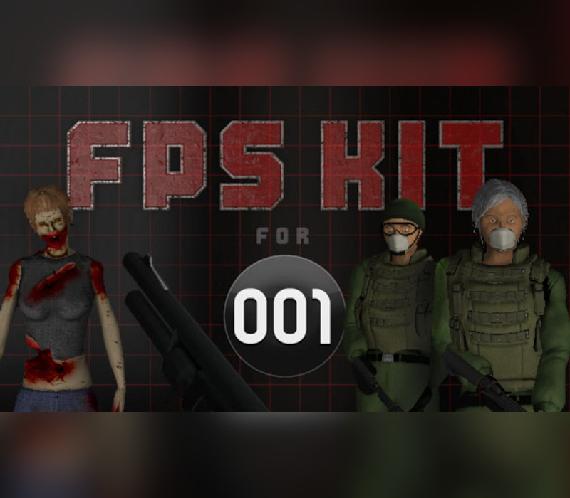 001 Game Creator - 3D FPS / Survival Horror Kit cover art
