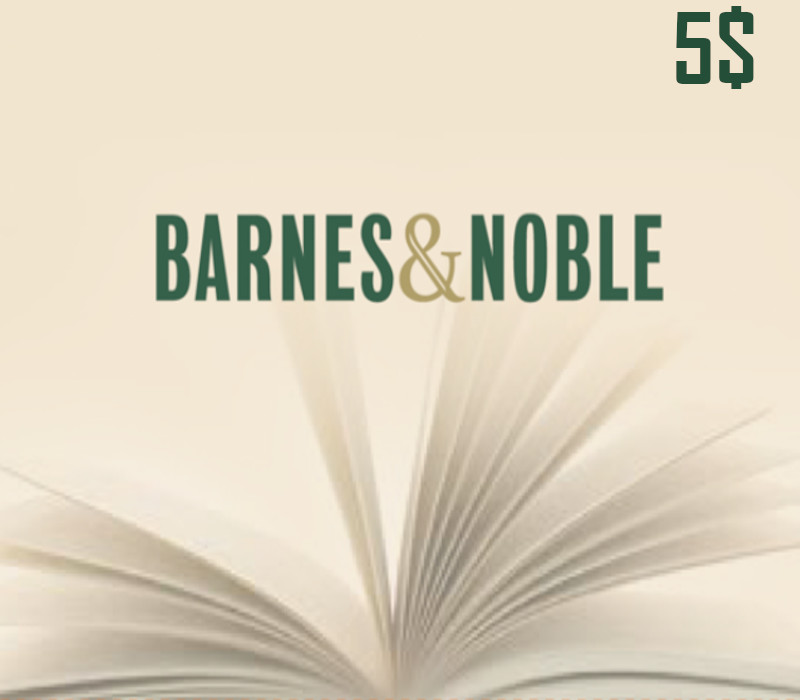 Barnes and Noble $5 Gift Card cover art