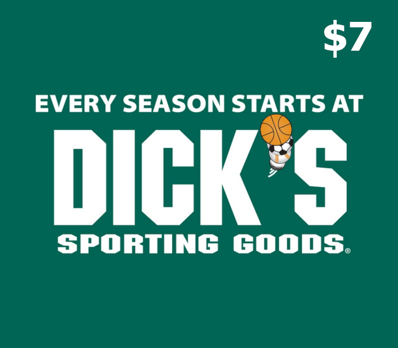 Dicks Sporting Goods USD 7 Gift Card cover art