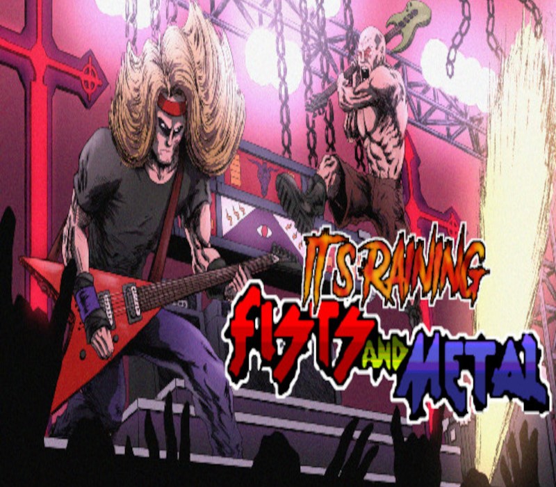 It's Raining Fists and Metal cover art