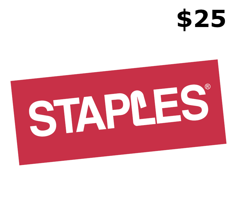 Staples $25 Gift Card cover art
