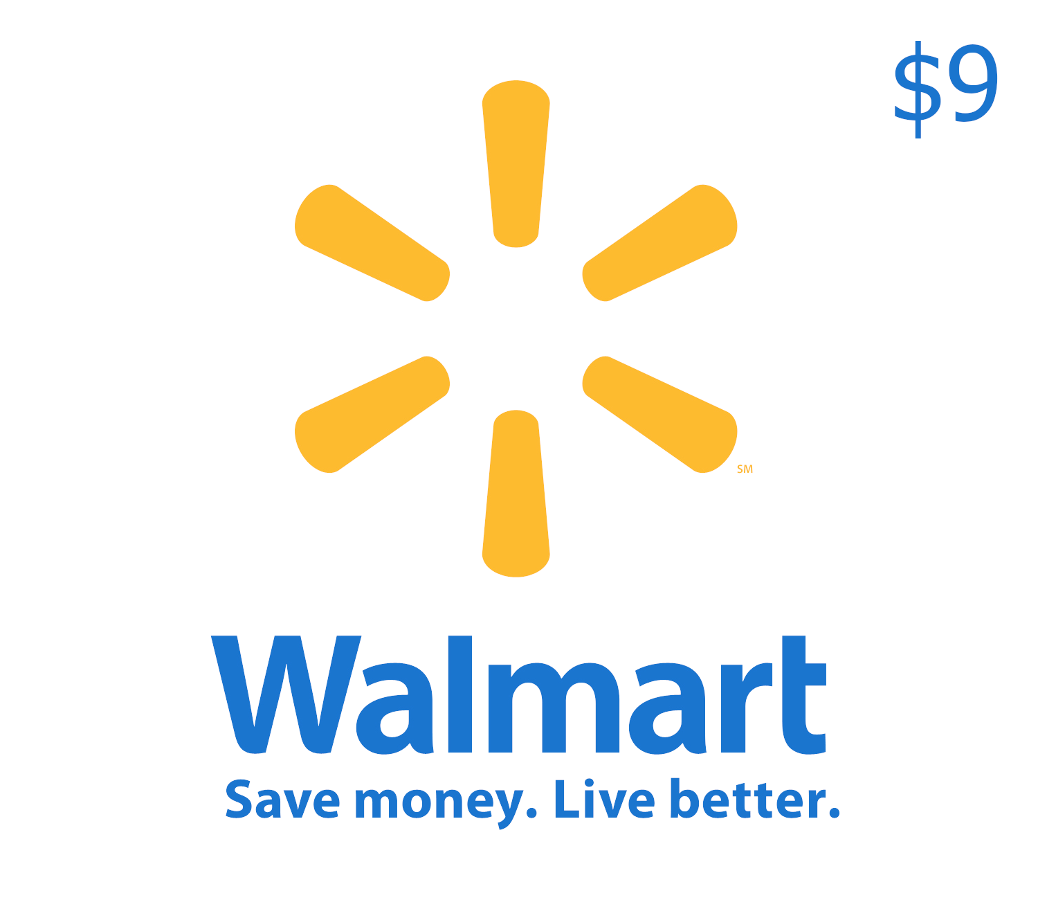 Walmart $9 Gift Card cover art