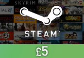 Steam Wallet Card £5 cover art