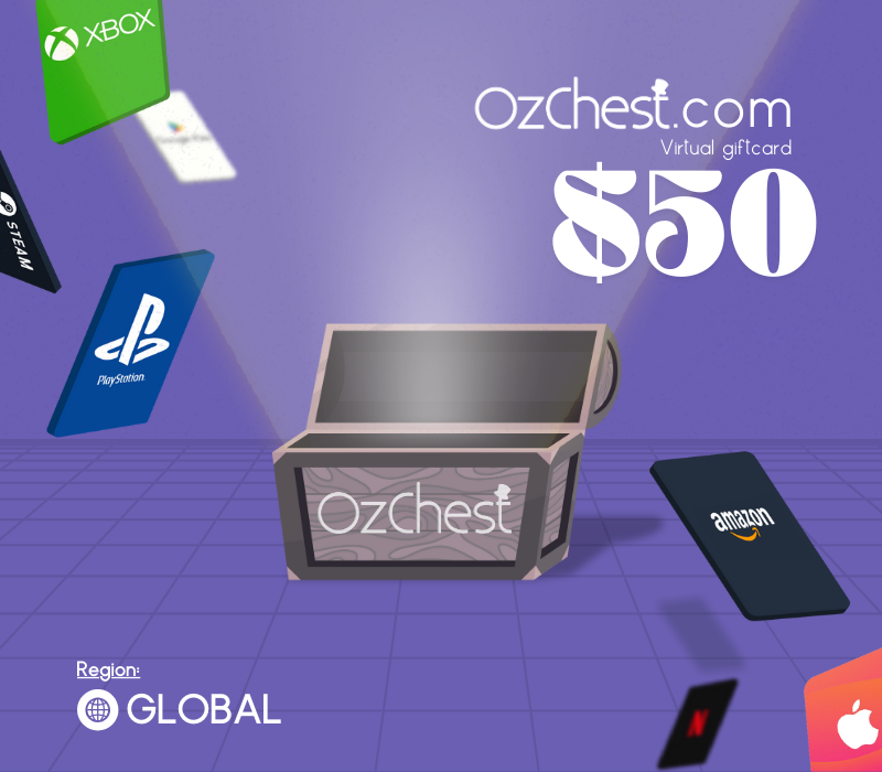 Ozchest $50 Gift Card cover art