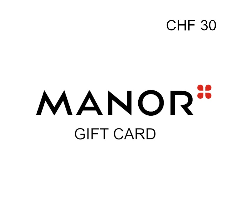 Manor CHF 30 Gift Card CH cover art