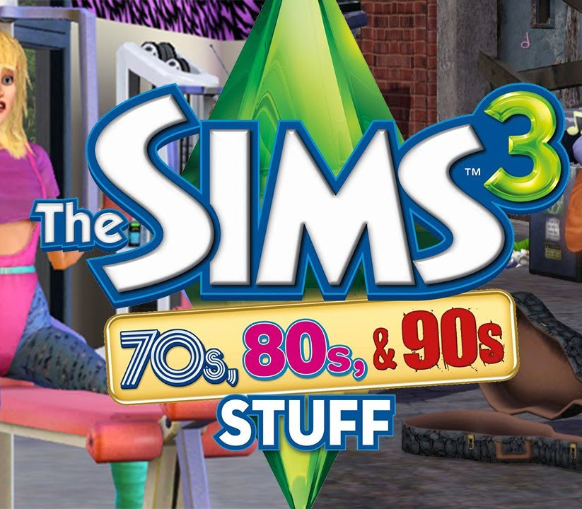The Sims 3 + 70s, 80s, & 90s Stuff Pack cover art