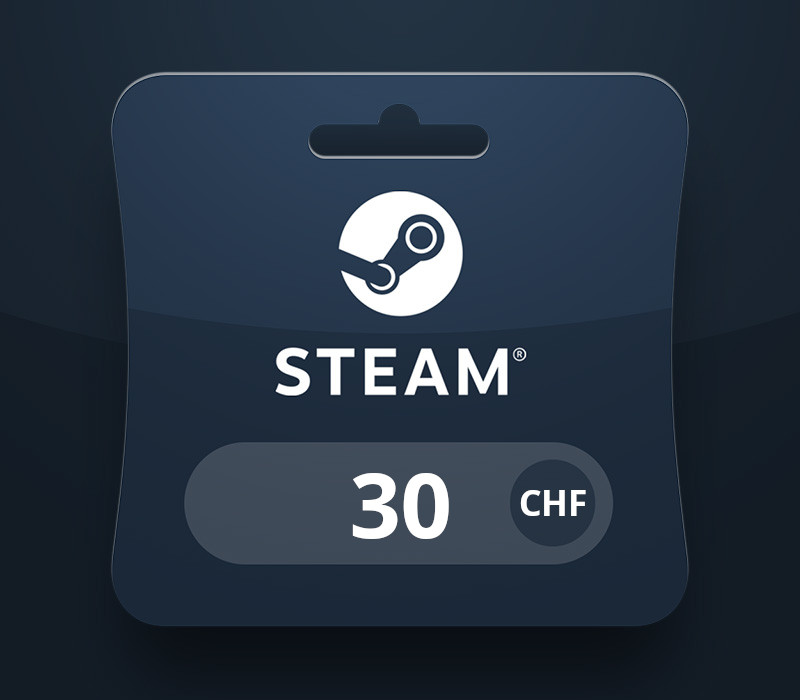 Steam Wallet CHF 30 Gift Card CH cover art