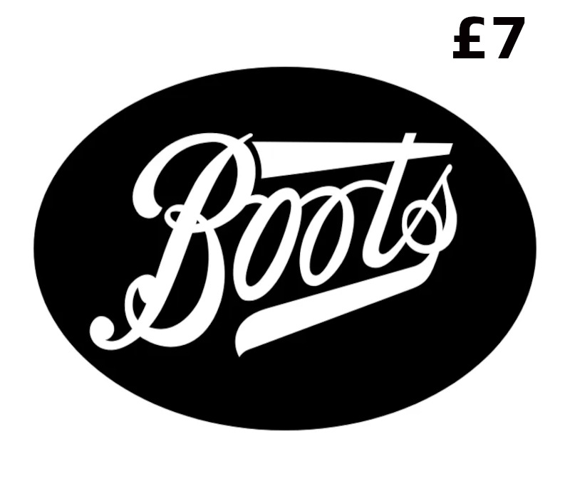 Boots Digital GBP 7 Gift Card cover art