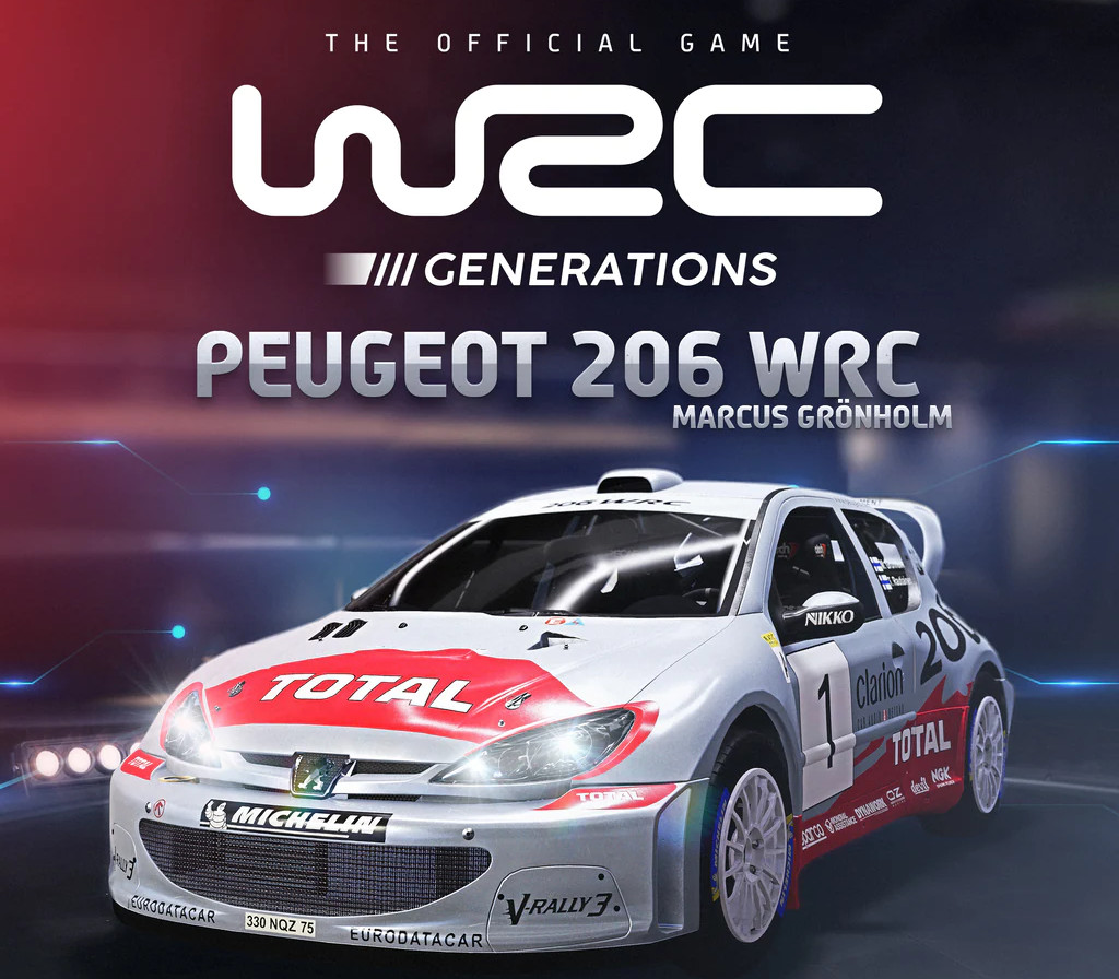 WRC Generations - Peugeot 206 WRC 2002 DLC cover art
