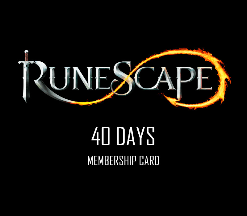 RuneScape 40-Day Prepaid Time Game Card cover art