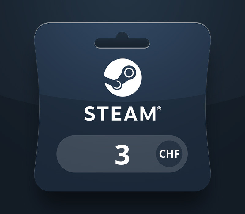 Steam Wallet CHF 3 Gift Card CH cover art