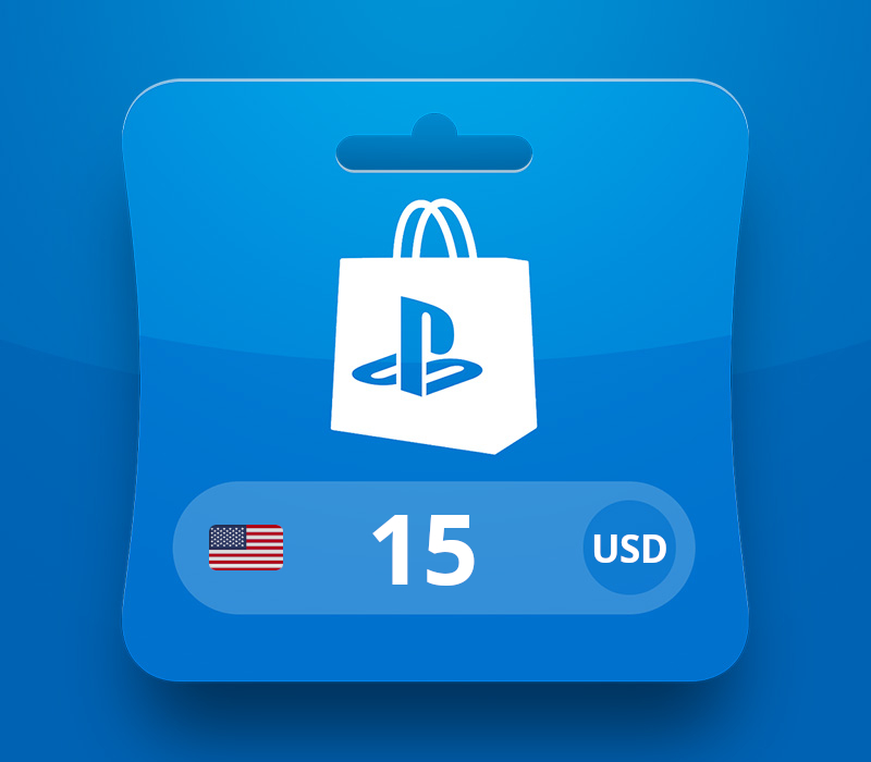 PlayStation Network Card USD 15 Gift Card cover art