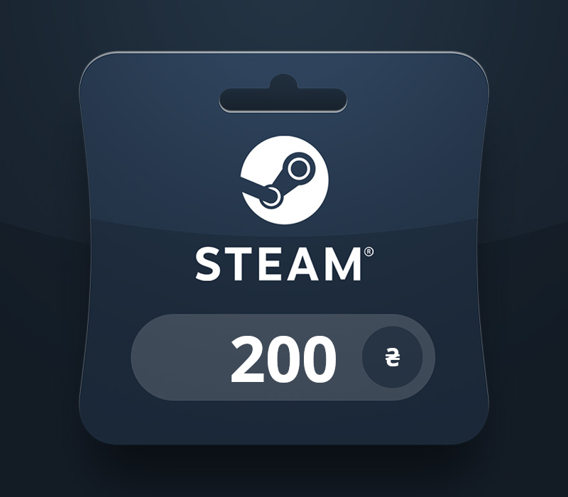 Steam Wallet UAH 200 Gift Card UA cover art