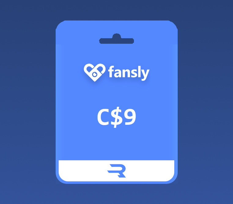 Rewarble Fansly CAD 9 Gift Card cover art