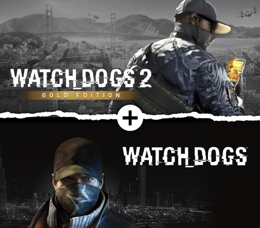Watch Dogs 1 + Watch Dogs 2 Gold Editions Bundle cover art