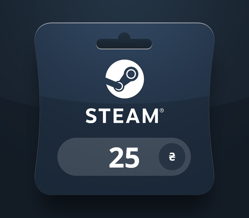 Steam Wallet UAH 25 Gift Card UA cover art