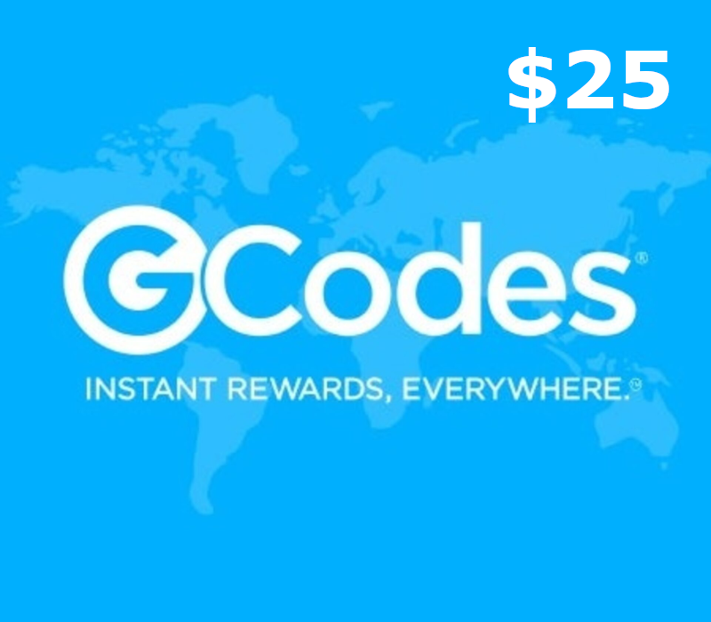 GCodes Global Hotel & Travel $25 Gift Card cover art