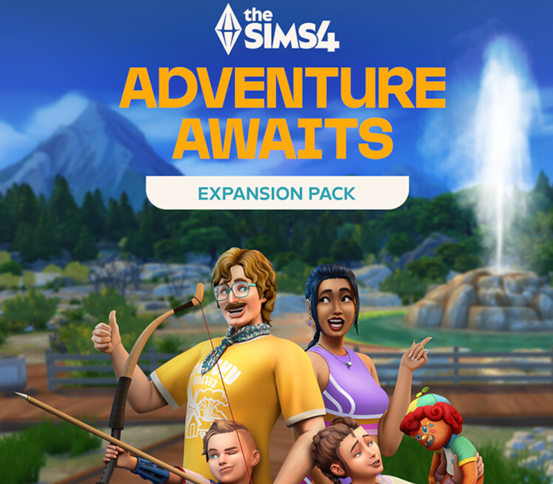 The Sims 4 - Adventure Awaits Expansion Pack DLC cover art