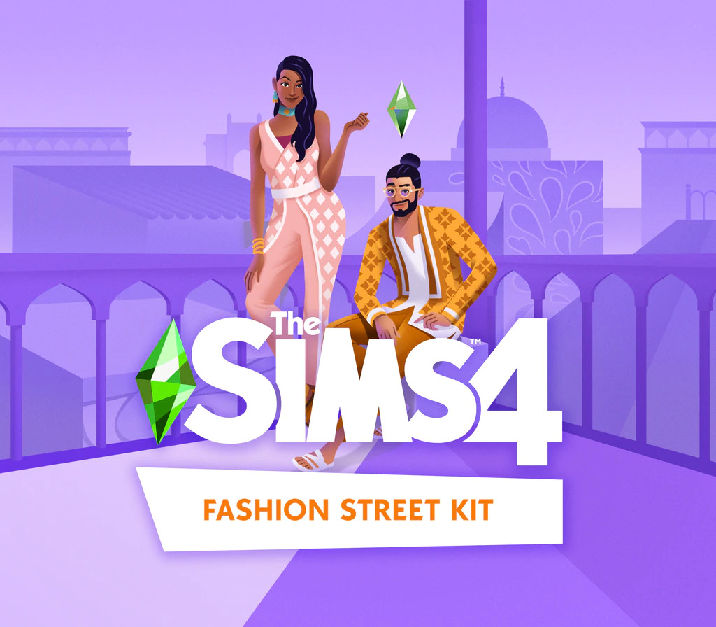 The Sims 4 - Fashion Street Kit DLC cover art