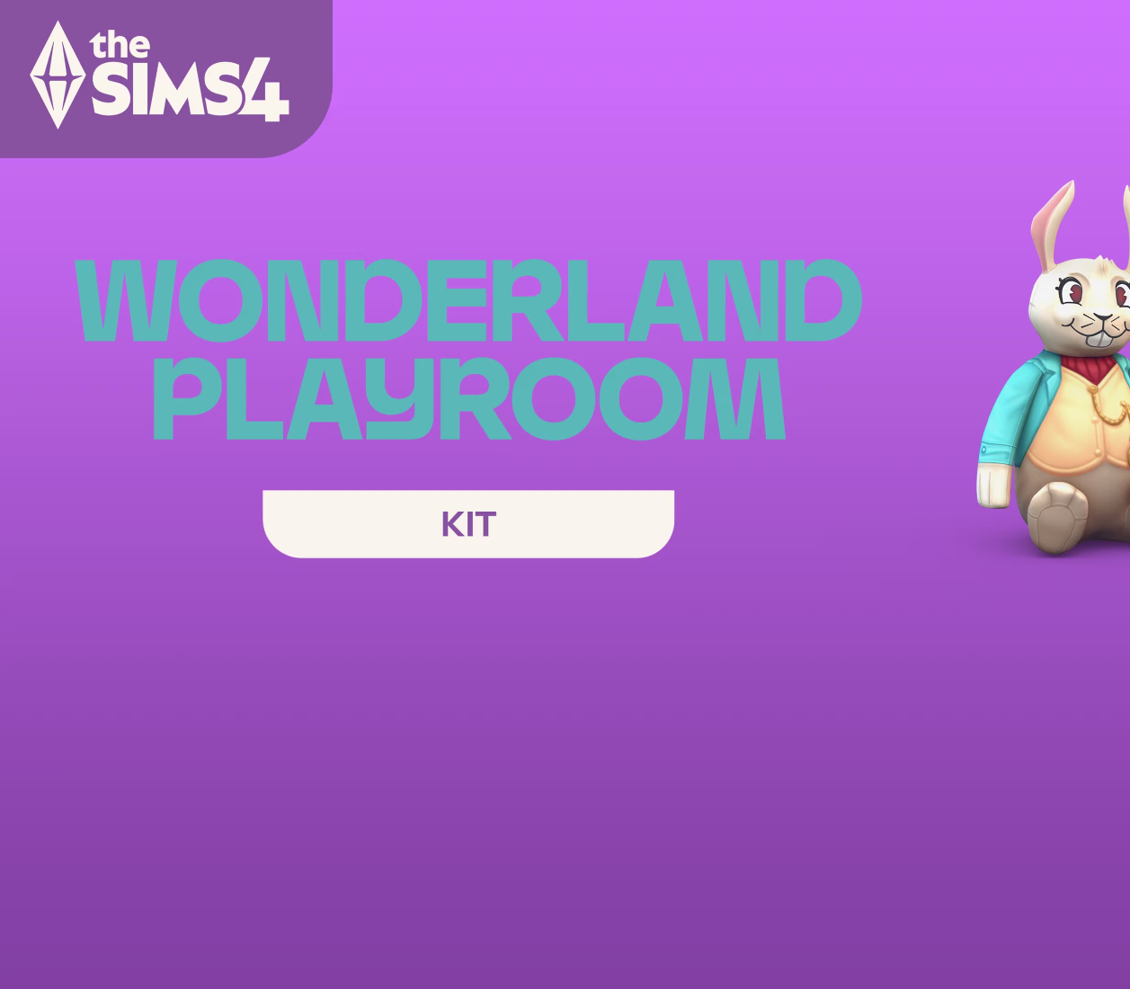 The Sims 4 - Wonderland Playroom Kit DLC cover art