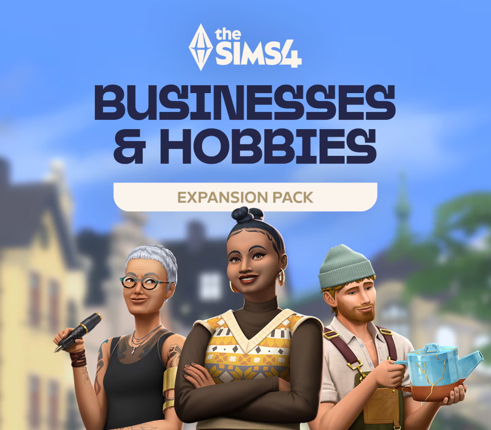 The Sims 4 - Businesses & Hobbies Expansion Pack DLC cover art