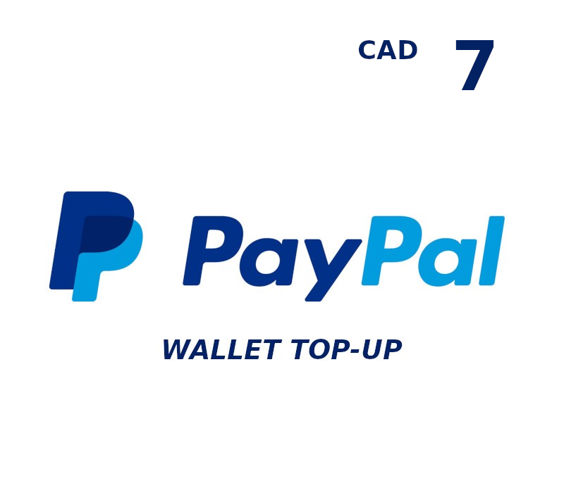 PayPal Wallet CAD 7 Top Up cover art
