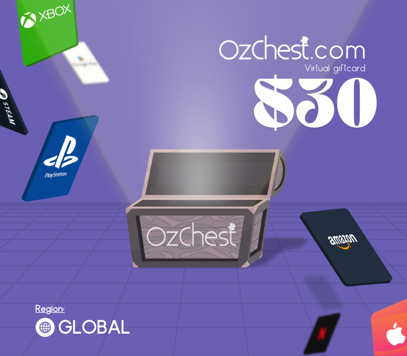 Ozchest $30 Gift Card cover art