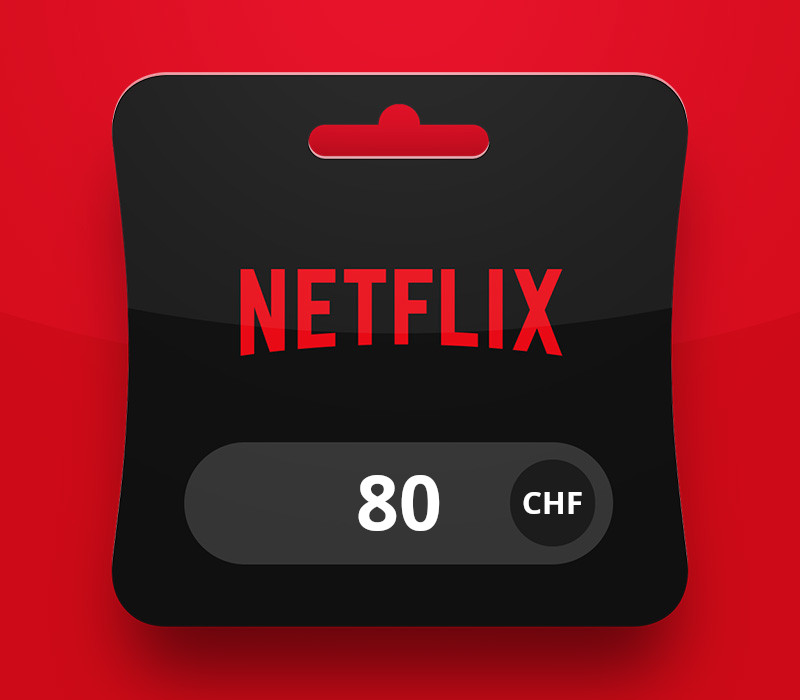 Netflix CHF 80 Gift Card CH cover art