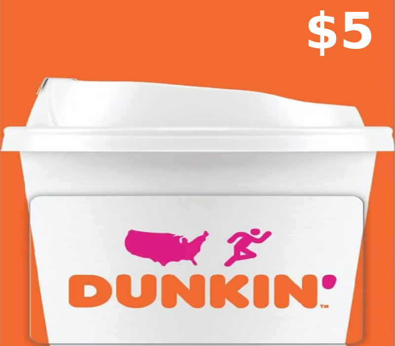 Dunkin Donuts $5 Gift Card cover art
