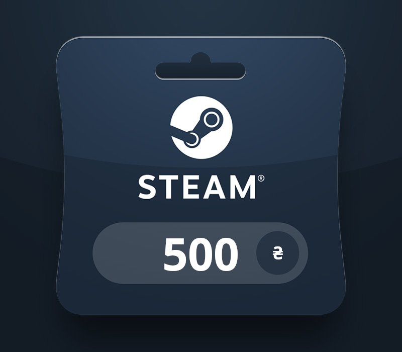 Steam Wallet UAH 500 Gift Card UA cover art