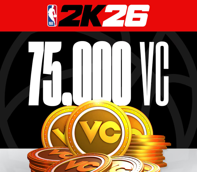 NBA 2K26 - 75,000 VC pack DLC cover art