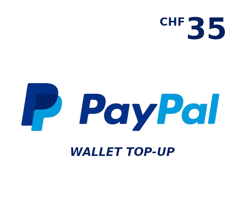 PayPal Wallet CHF 35 Top Up cover art