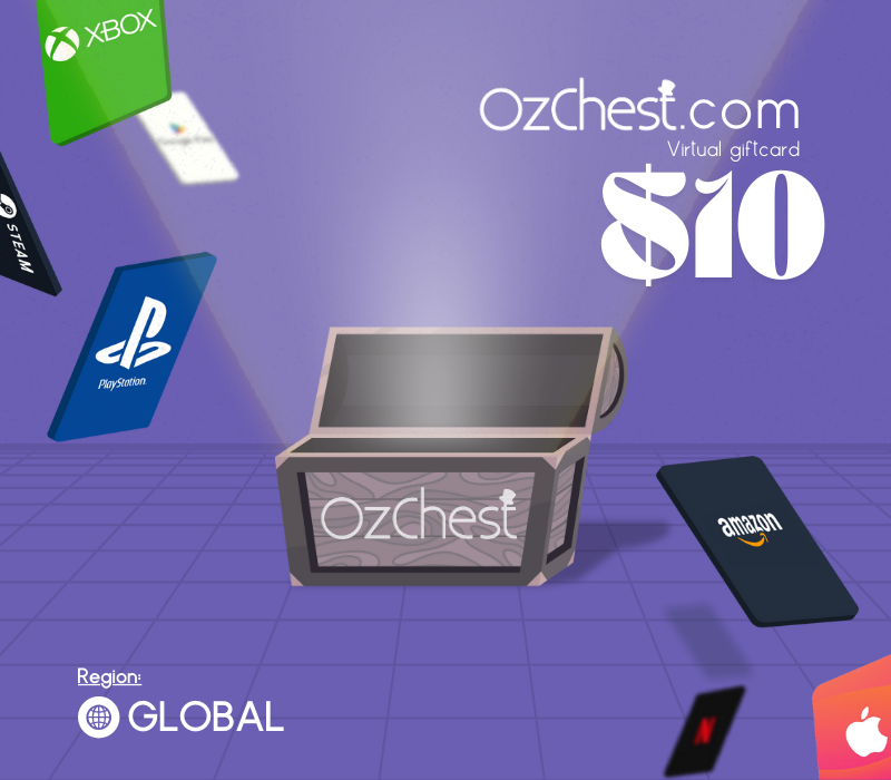 Ozchest $10 Gift Card cover art