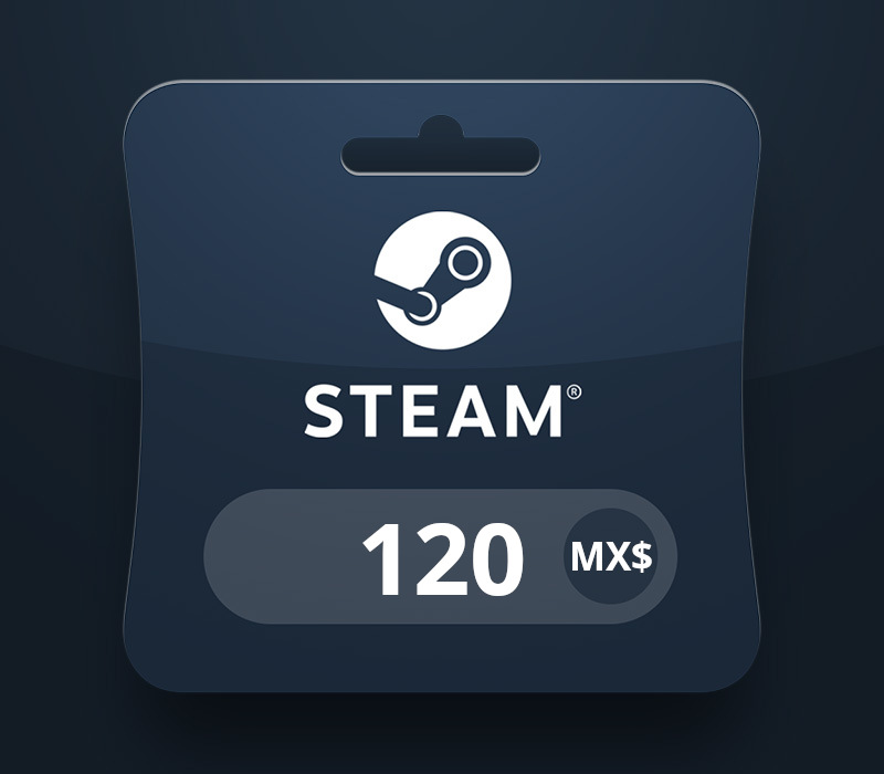 Steam Wallet MXN 120 Gift Card cover art